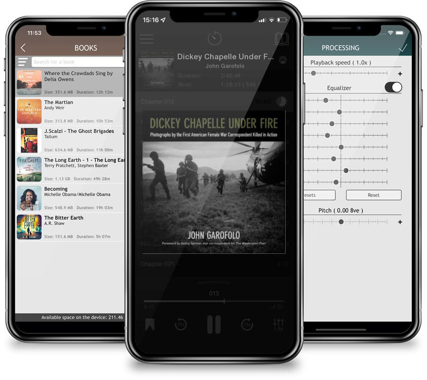 Audiobook Dickey Chapelle Under Fire: Photographs by the First American Female War Correspondent Killed in Action by John Garofolo