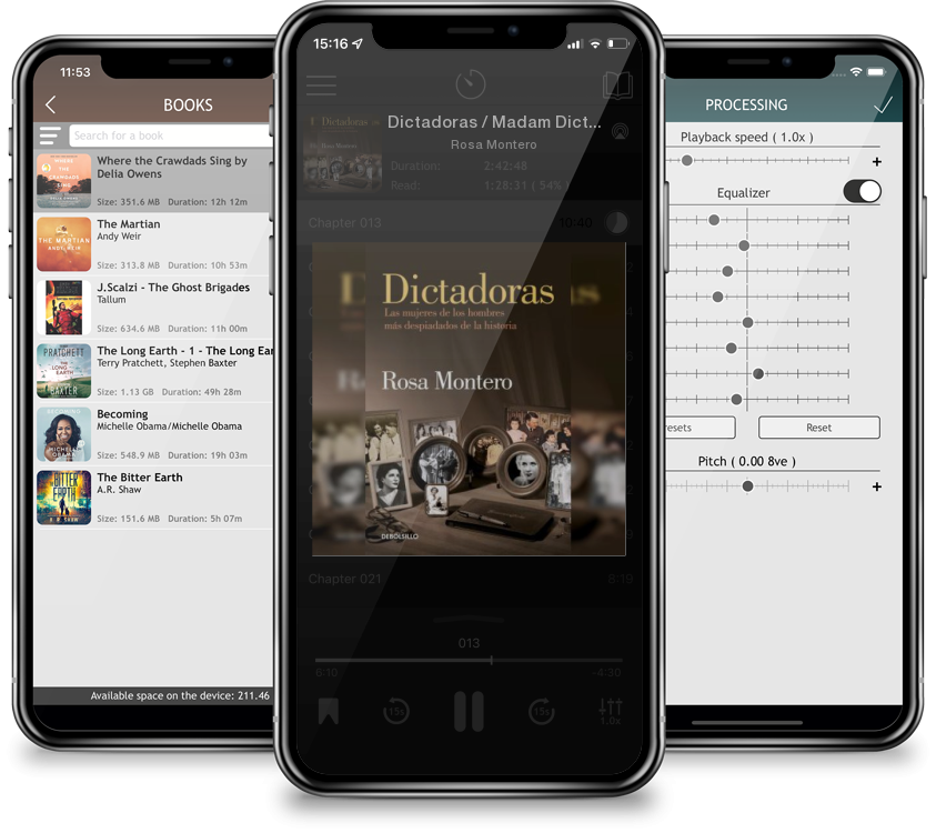 Audiobook Dictadoras / Madam Dictators by Rosa Montero