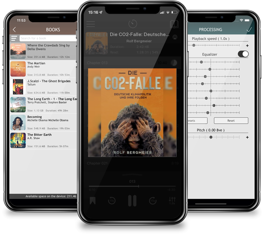 Audiobook Die CO2-Falle: Deutsche Klimapolitik und ihre Folgen by Rolf Bergmeier
