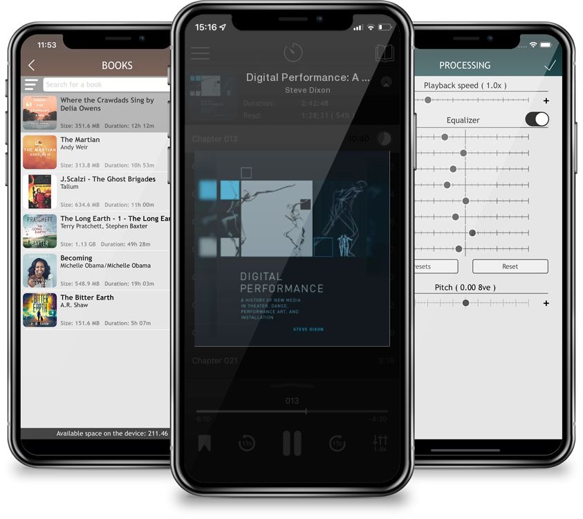 Audiobook Digital Performance: A History of New Media in Theater, Dance, Performance Art, and Installation (Leonardo Books) by Steve Dixon