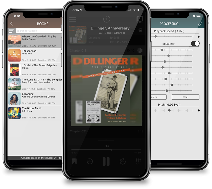 Audiobook Dillinger, Anniversary Edition: The Untold Story by G. Russell Girardin