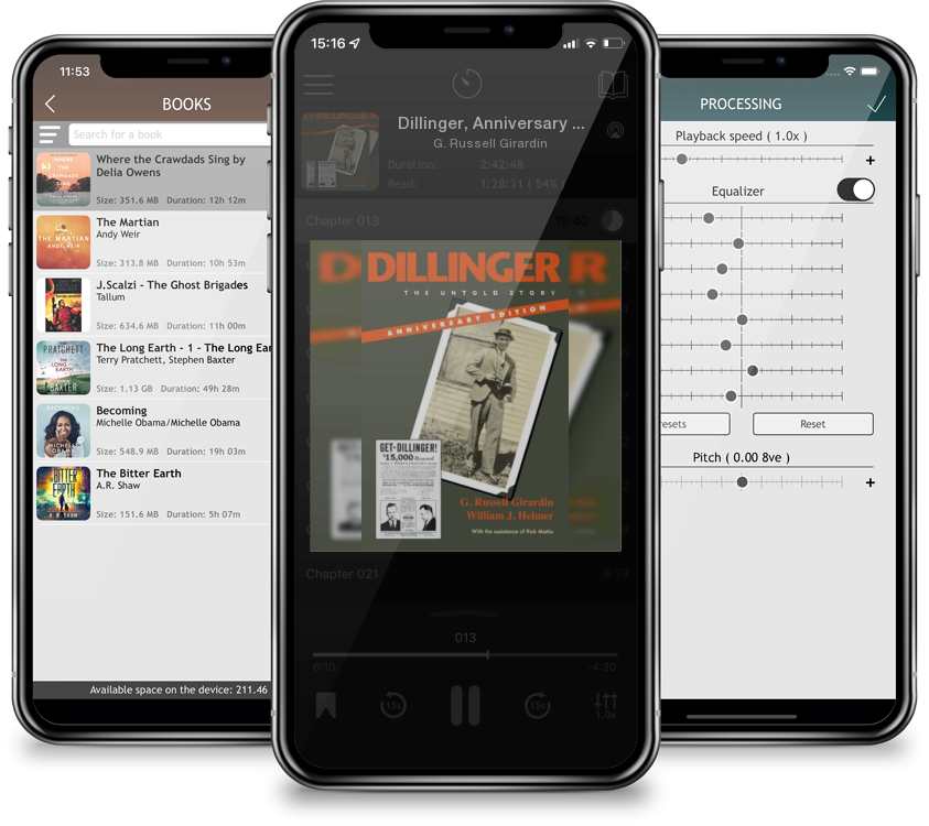 Listen Dillinger, Anniversary Edition: The Untold Story by G. Russell Girardin in MP3 Audiobook Player for free