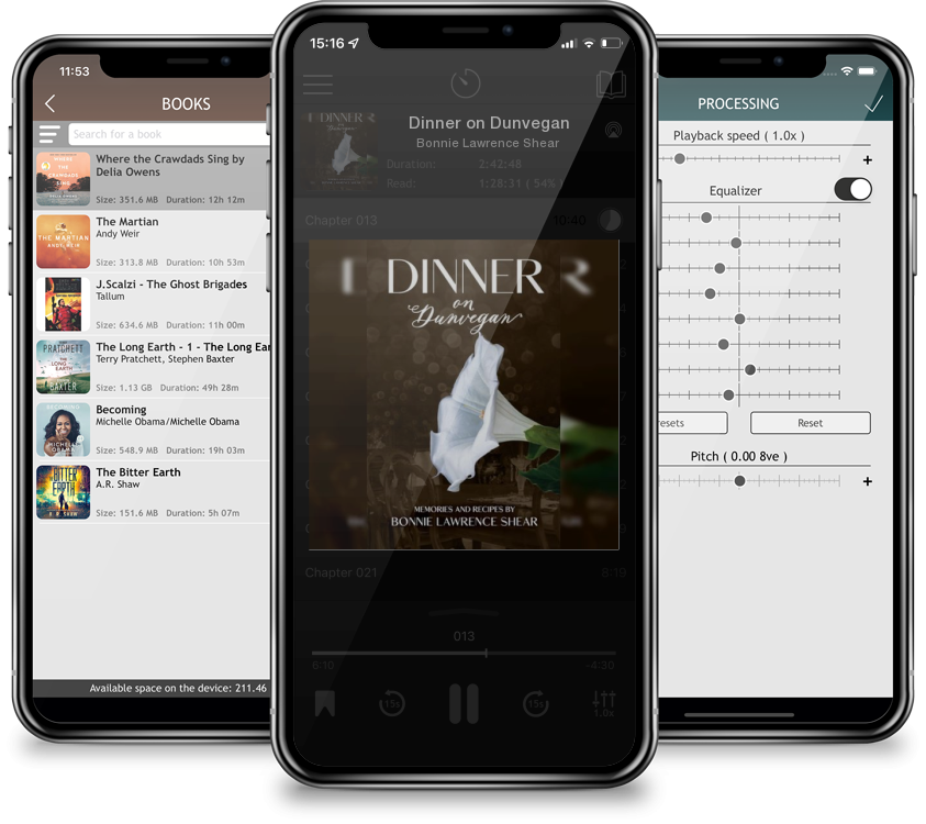 Audiobook Dinner on Dunvegan by Bonnie Lawrence Shear