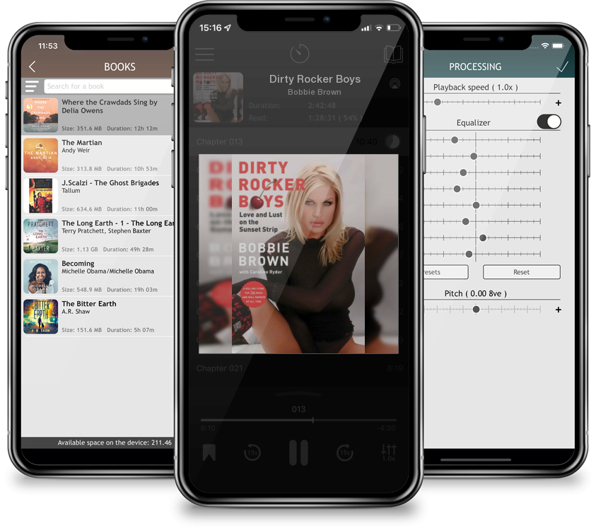 Audiobook Dirty Rocker Boys by Bobbie Brown