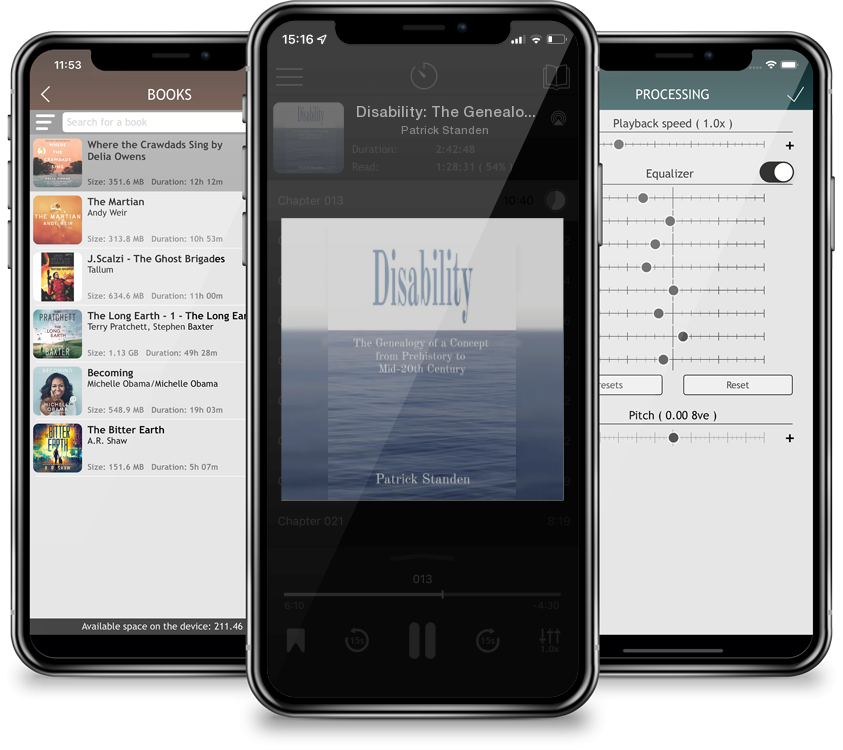 Audiobook Disability: The Genealogy of a Concept from Prehistory to Mid-20th Century by Patrick Standen