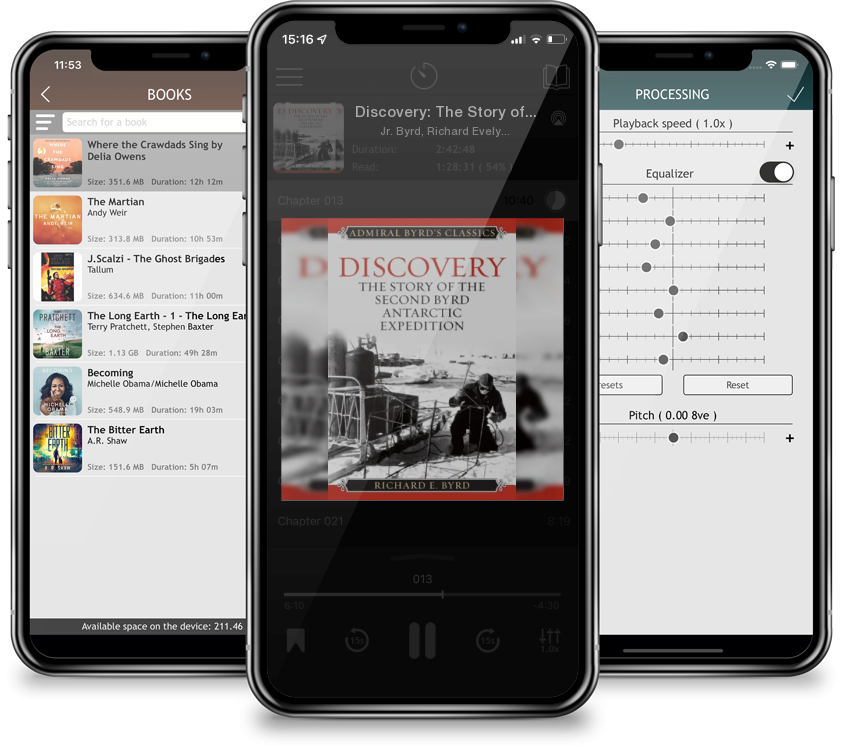 Audiobook Discovery: The Story of the Second Byrd Antarctic Expedition (Admiral Byrd Classics) by Jr. Byrd, Richard Evelyn
