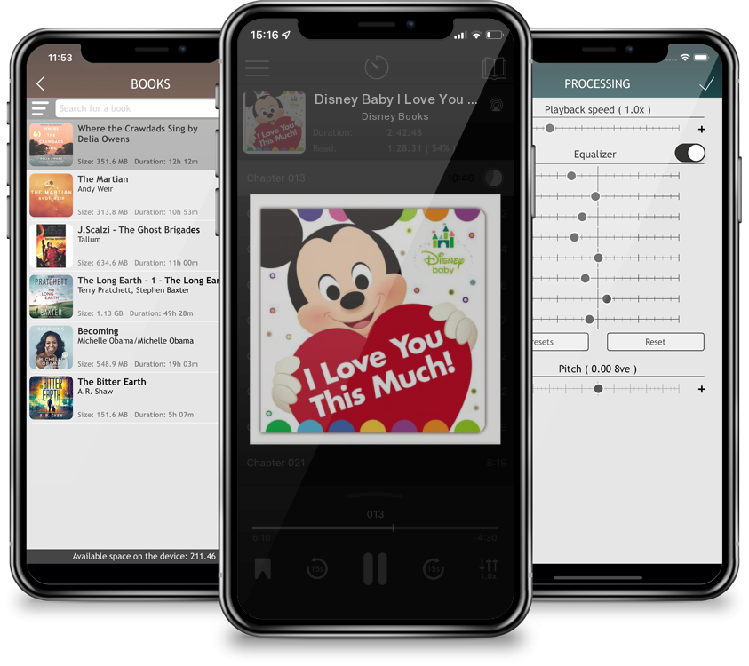 Audiobook Disney Baby I Love You This Much! (Board book) by Disney Books