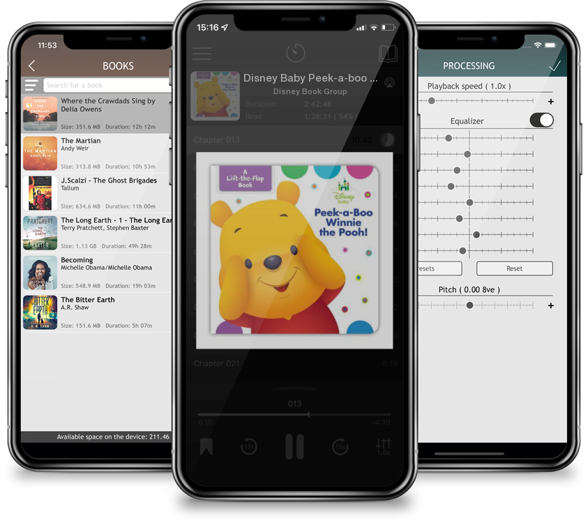 Audiobook Disney Baby Peek-a-boo Winnie the Pooh (Board book) by Disney Book Group