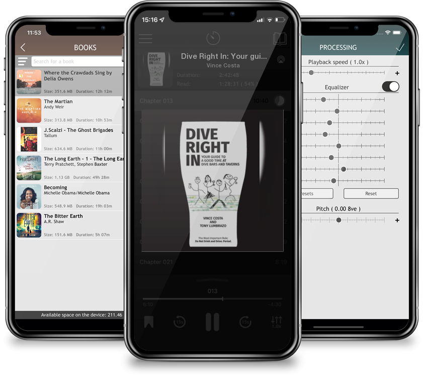 Audiobook Dive Right In: Your guide to a good time at dive bars and taverns - with deleted scenes by Vince Costa