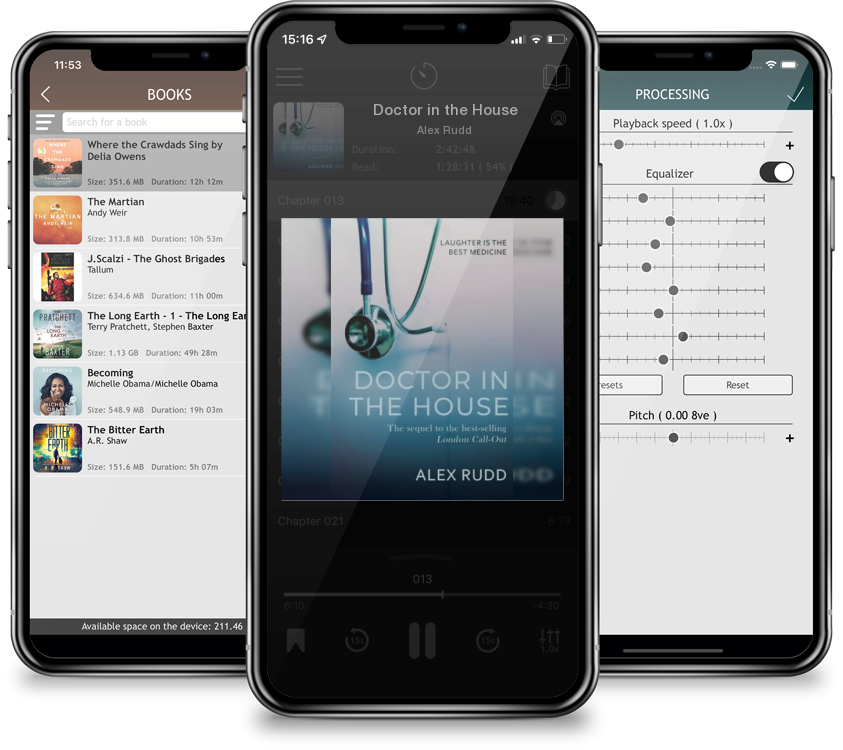 Audiobook Doctor in the House by Alex Rudd