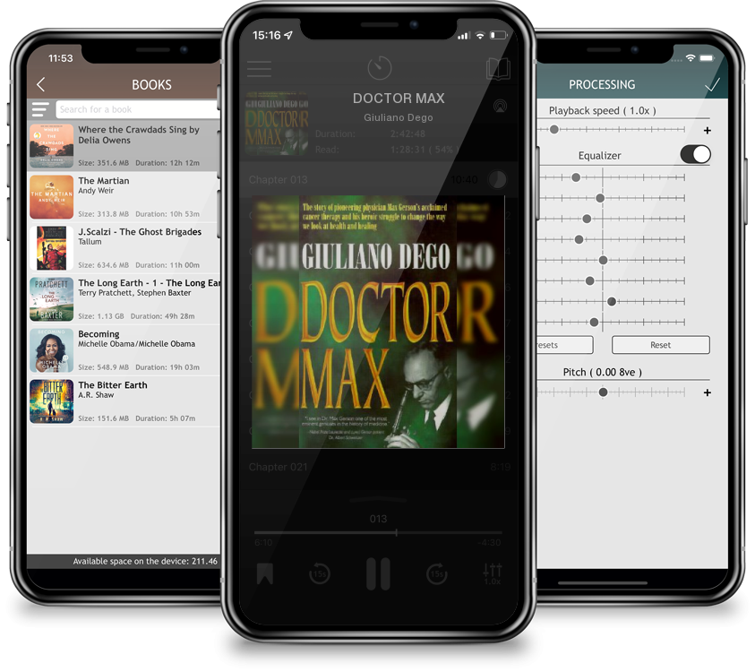 Audiobook DOCTOR MAX by Giuliano Dego