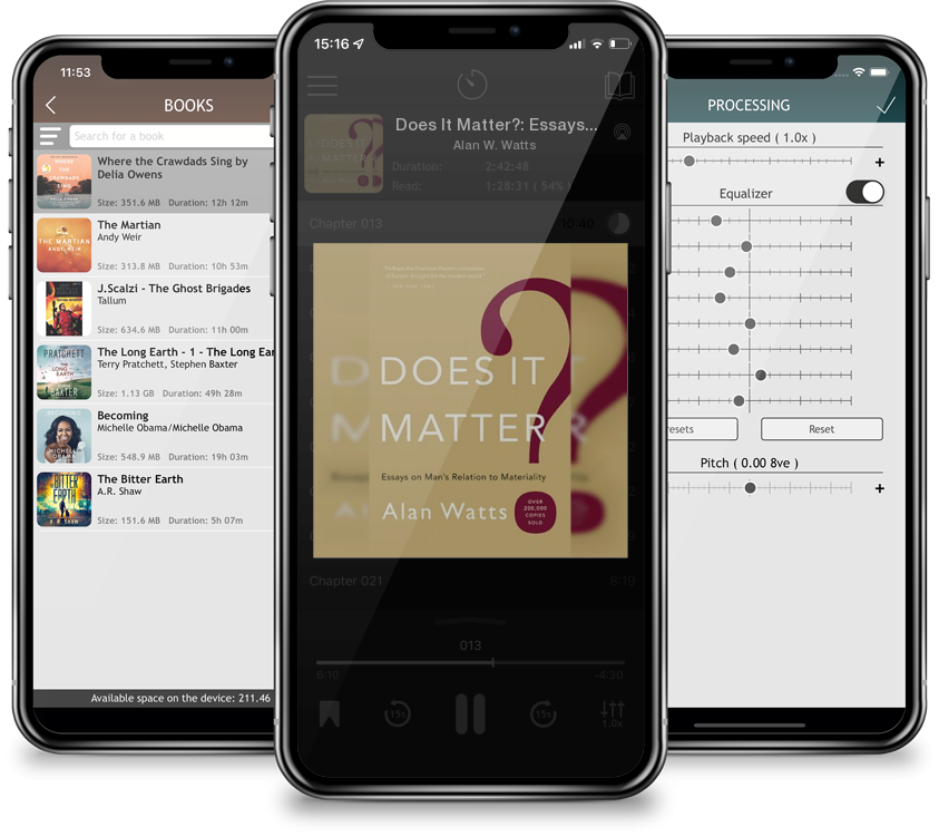 Audiobook Does It Matter?: Essays on Mana\'s Relation to Materiality by Alan W. Watts
