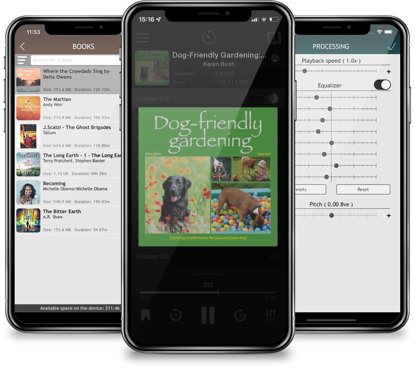 Audiobook Dog-Friendly Gardening:  Creating a Safe Haven for You and Your Dog by Karen Bush