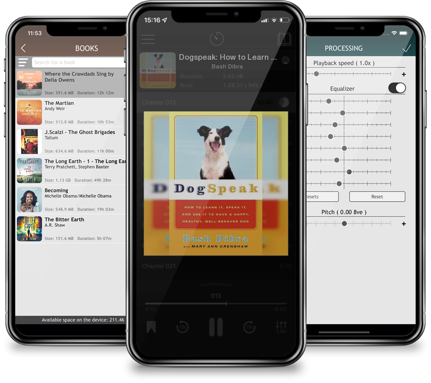 Audiobook Dogspeak: How to Learn It, Speak it, and Use It to Have a Happy, Healthy, Well-Behaved Dog by Bash Dibra
