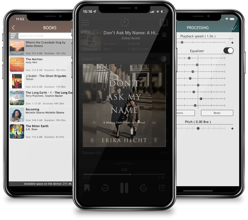 Audiobook Don\'t Ask My Name: A Hidden Child\'s Tale of Survival by Erika Hecht