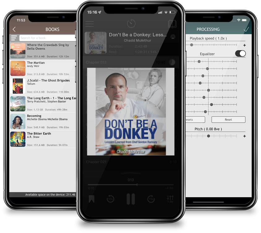 Audiobook Don\'t Be a Donkey: Lessons Learned from Chef Gordon Ramsey (Compact Disc) by Chadd McArthur