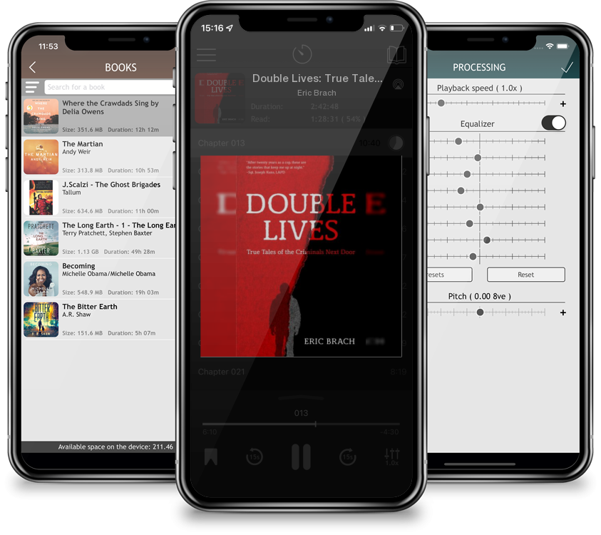 Audiobook Double Lives: True Tales of the Criminals Next Door (a True Crime Book, Serial Killers, for Fans of Cold Case Files or If You Tell) by Eric Brach