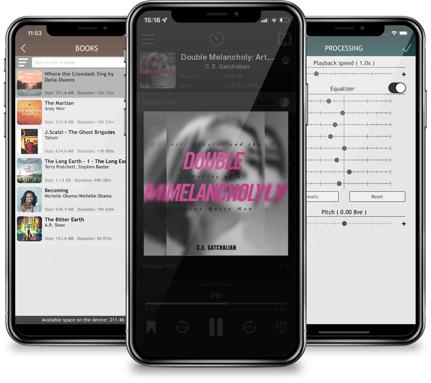 Audiobook Double Melancholy: Art, Beauty, and the Making of a Brown Queer Man by C. E. Gatchalian