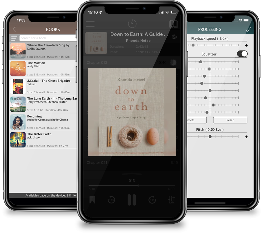 Audiobook Down to Earth: A Guide to Simple Living by Rhonda Hetzel
