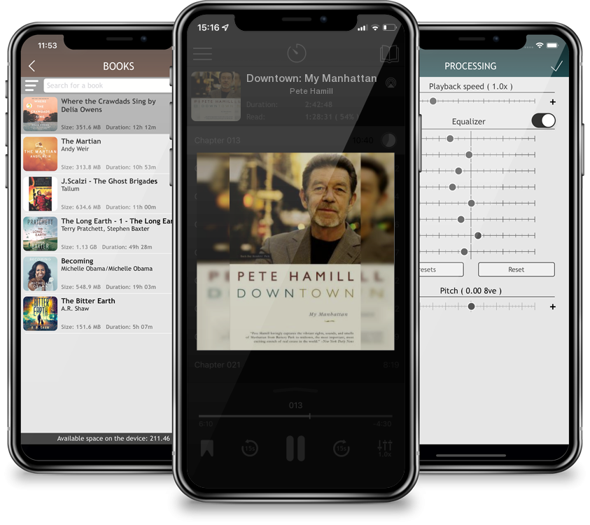Audiobook Downtown: My Manhattan by Pete Hamill