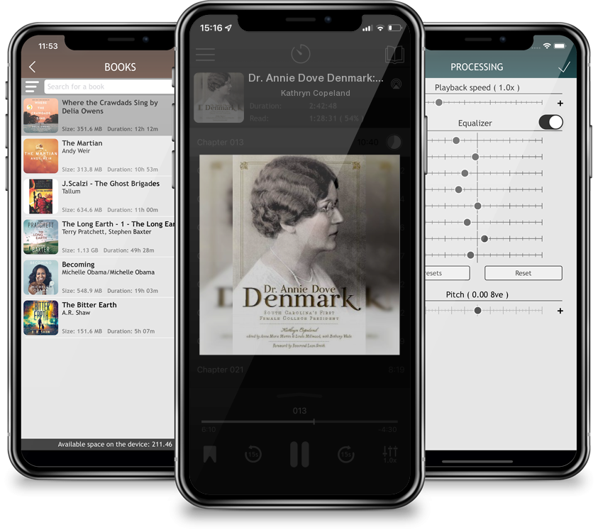 Audiobook Dr. Annie Dove Denmark: South Carolina\'s First Female College President by Kathryn Copeland