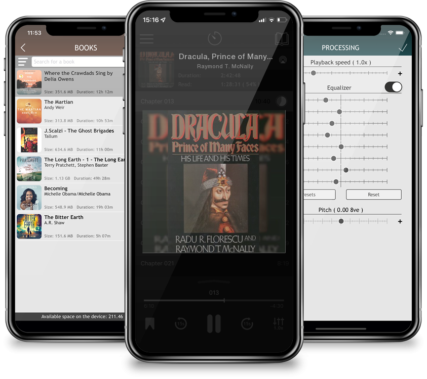 Audiobook Dracula, Prince of Many Faces: His Life and His Times by Raymond T. McNally