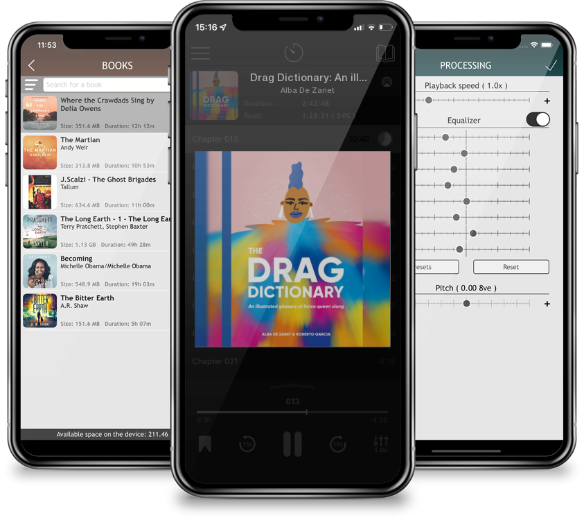 Audiobook Drag Dictionary: An illustrated glossary of fierce Queen slang by Alba De Zanet