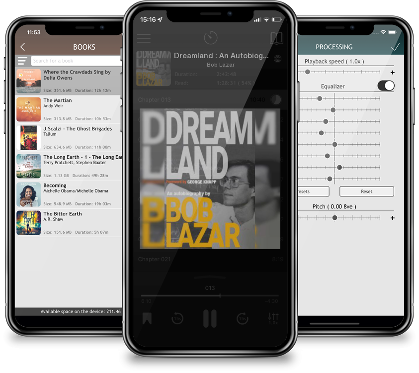 Audiobook Dreamland : An Autobiography by Bob Lazar