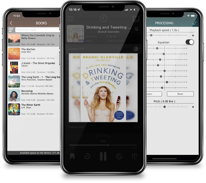 Audiobook Drinking and Tweeting: And Other Brandi Blunders by Brandi Glanville