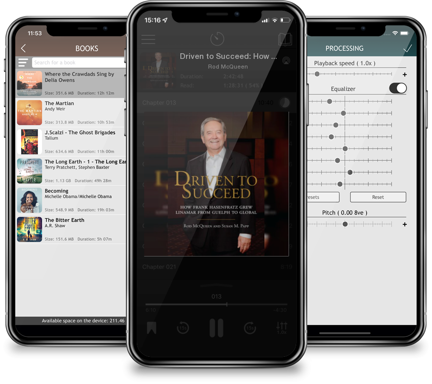 Audiobook Driven to Succeed: How Frank Hasenfratz Grew Linamar from Guelph to Global by Rod McQueen
