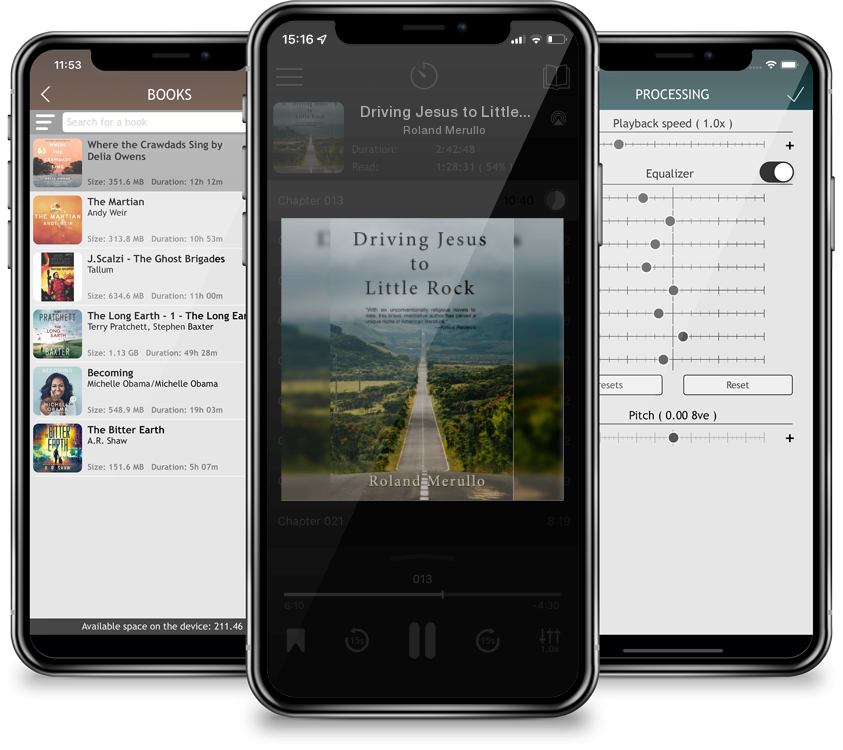 Audiobook Driving Jesus to Little Rock by Roland Merullo