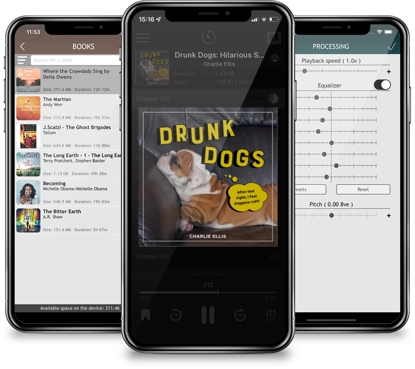 Listen Drunk Dogs: Hilarious Snaps of Plastered Pups by Charlie Ellis in MP3 Audiobook Player for free