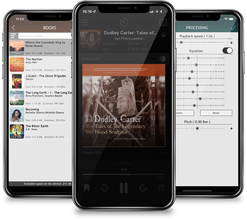 Audiobook Dudley Carter: Tales of the Legendary Wood Sculptor by 'lyn Fleury Lambert