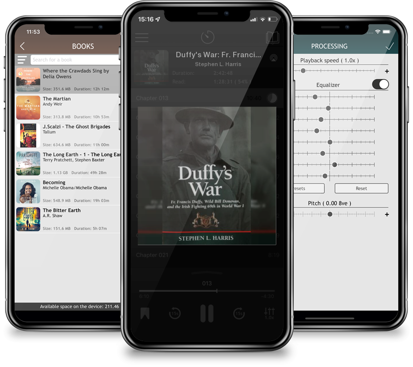 Audiobook Duffy\'s War: Fr. Francis Duffy, Wild Bill Donovan, and the Irish Fighting 69th in World War I by Stephen L. Harris