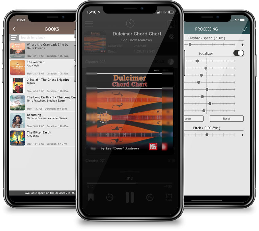 Audiobook Dulcimer Chord Chart by Lee Drew Andrews