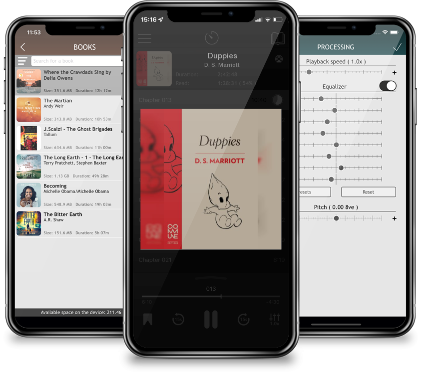 Audiobook Duppies by D. S. Marriott