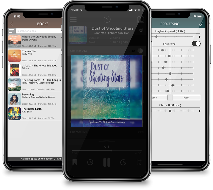 Audiobook Dust of Shooting Stars by Jeanette Richardson-Herring