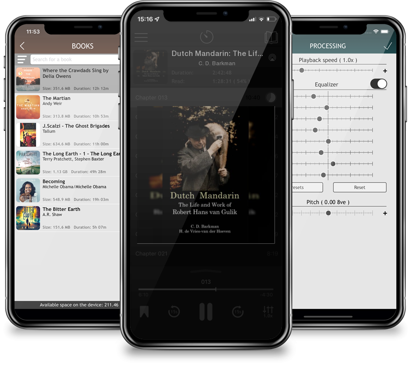 Audiobook Dutch Mandarin: The Life and Work of Robert Hans van Gulik (First English) by C. D. Barkman