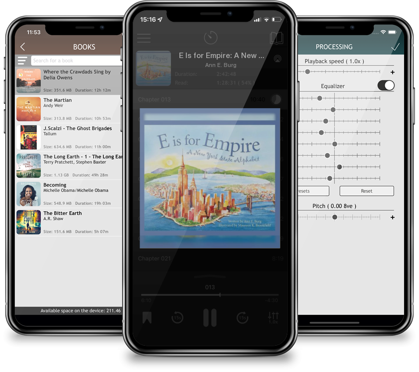 Audiobook E Is for Empire: A New York Al (Discover America State by State) by Ann E. Burg