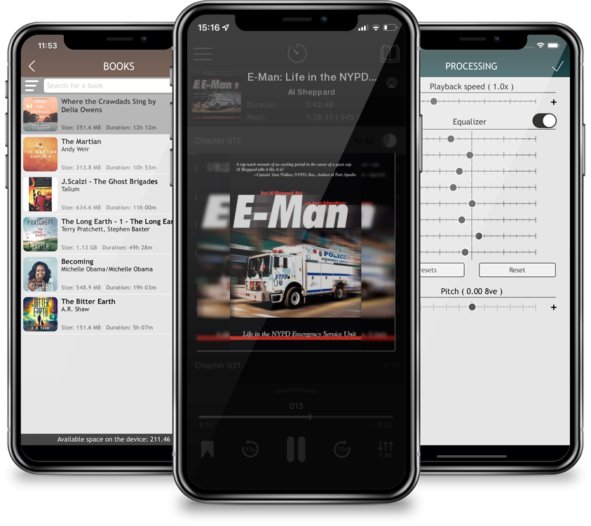 Audiobook E-Man: Life in the NYPD Emergency Service Unit by Al Sheppard