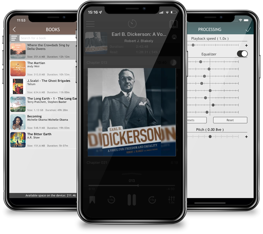 Audiobook Earl B. Dickerson: A Voice for Freedom and Equality (Chicago Lives) by Robert J. Blakely