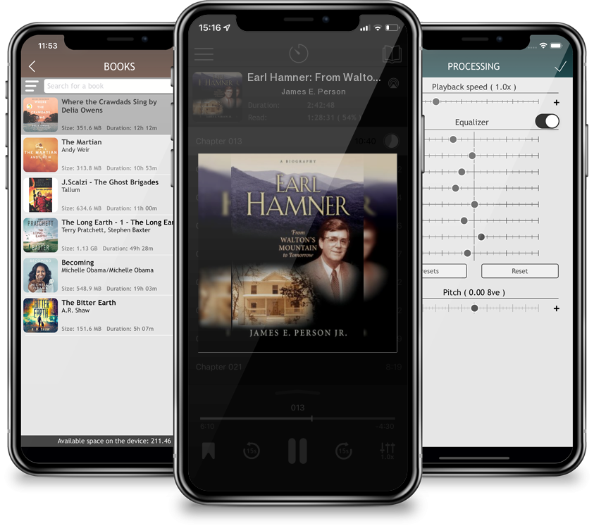 Audiobook Earl Hamner: From Walton\'s Mountain to Tomorrow by James E. Person