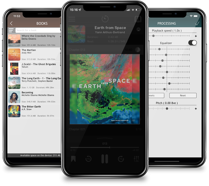 Audiobook Earth from Space by Yann Arthus-Bertrand