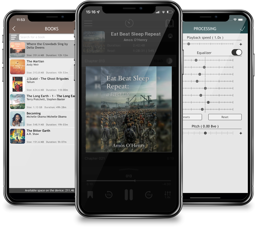 Audiobook Eat Beat Sleep Repeat by Amos O'Henry