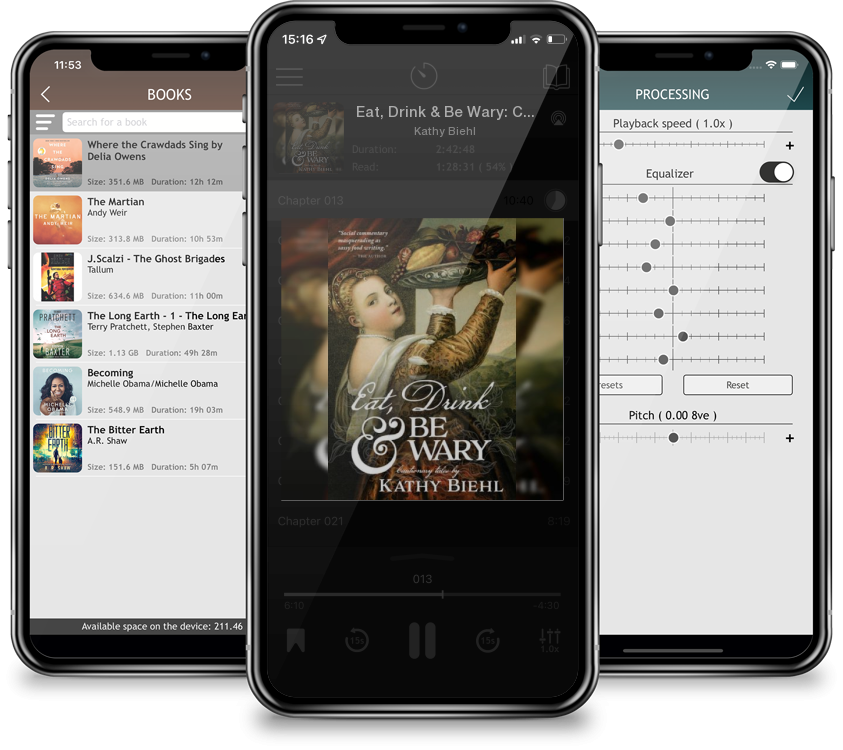 Audiobook Eat, Drink & Be Wary: Cautionary Tales by Kathy Biehl