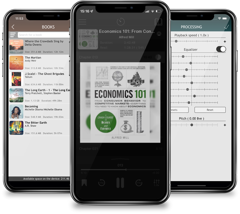 Audiobook Economics 101: From Consumer Behavior to Competitive Markets--Everything You Need to Know About Economics (Adams 101) by Alfred Mill