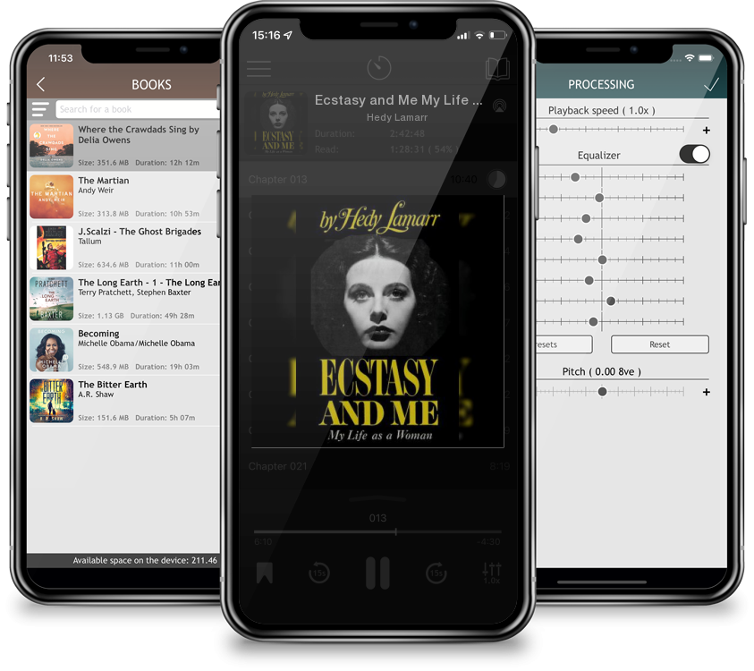 Audiobook Ecstasy and Me My Life as a Woman by Hedy Lamarr