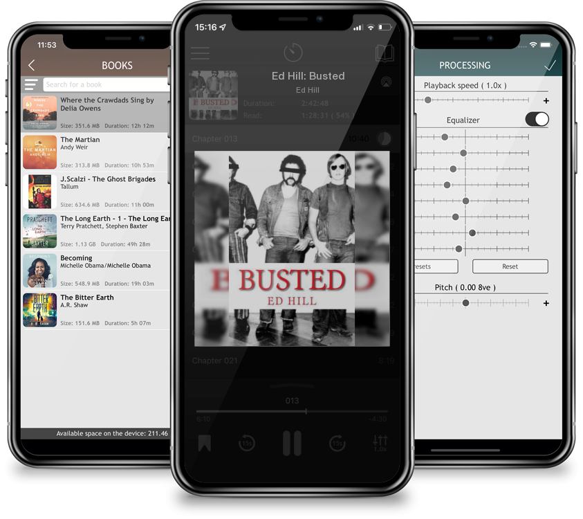 Audiobook Ed Hill: Busted by Ed Hill