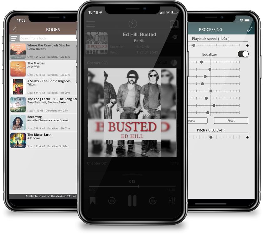 Listen Ed Hill: Busted by Ed Hill in MP3 Audiobook Player for free
