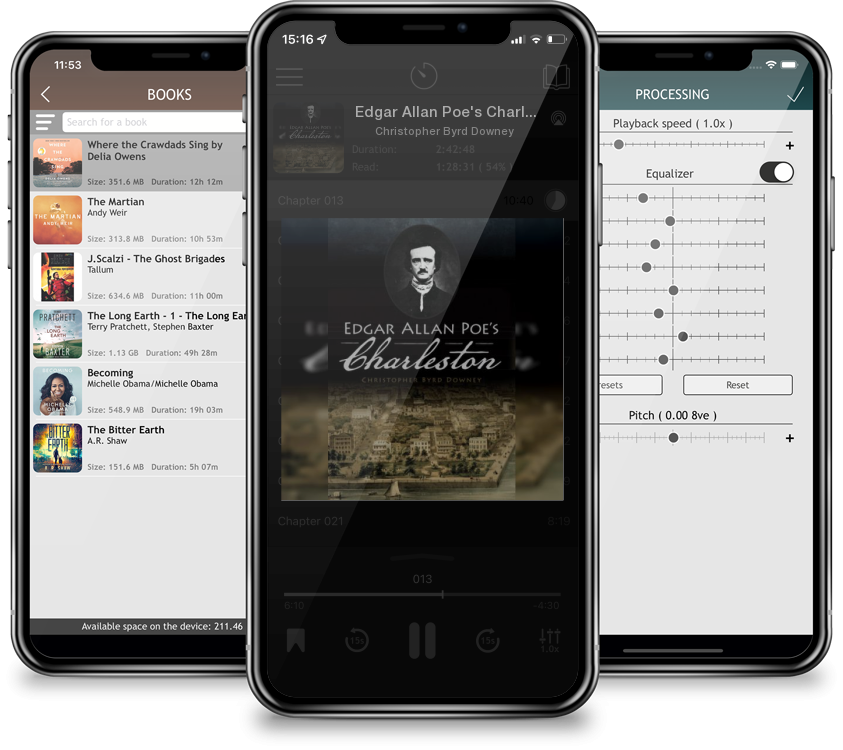 Audiobook Edgar Allan Poe\'s Charleston by Christopher Byrd Downey